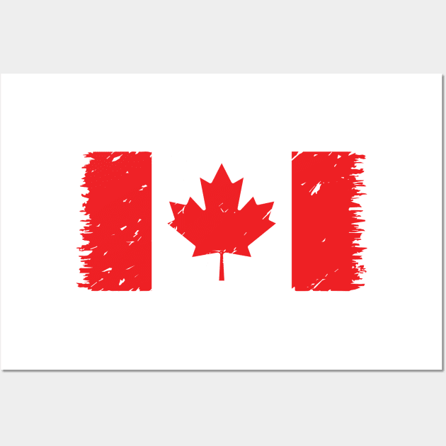 Flag Canada. Canada flag. National symbol of Canada Wall Art by designgoodstore_2